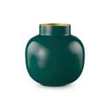 Petit Vase en métal Rond Bleu Canard - Bibop et Lula