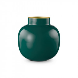 Petit Vase en métal Rond Bleu Canard - Bibop et Lula