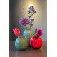 Petit Vase en métal Rond Bleu Persan - Bibop et Lula