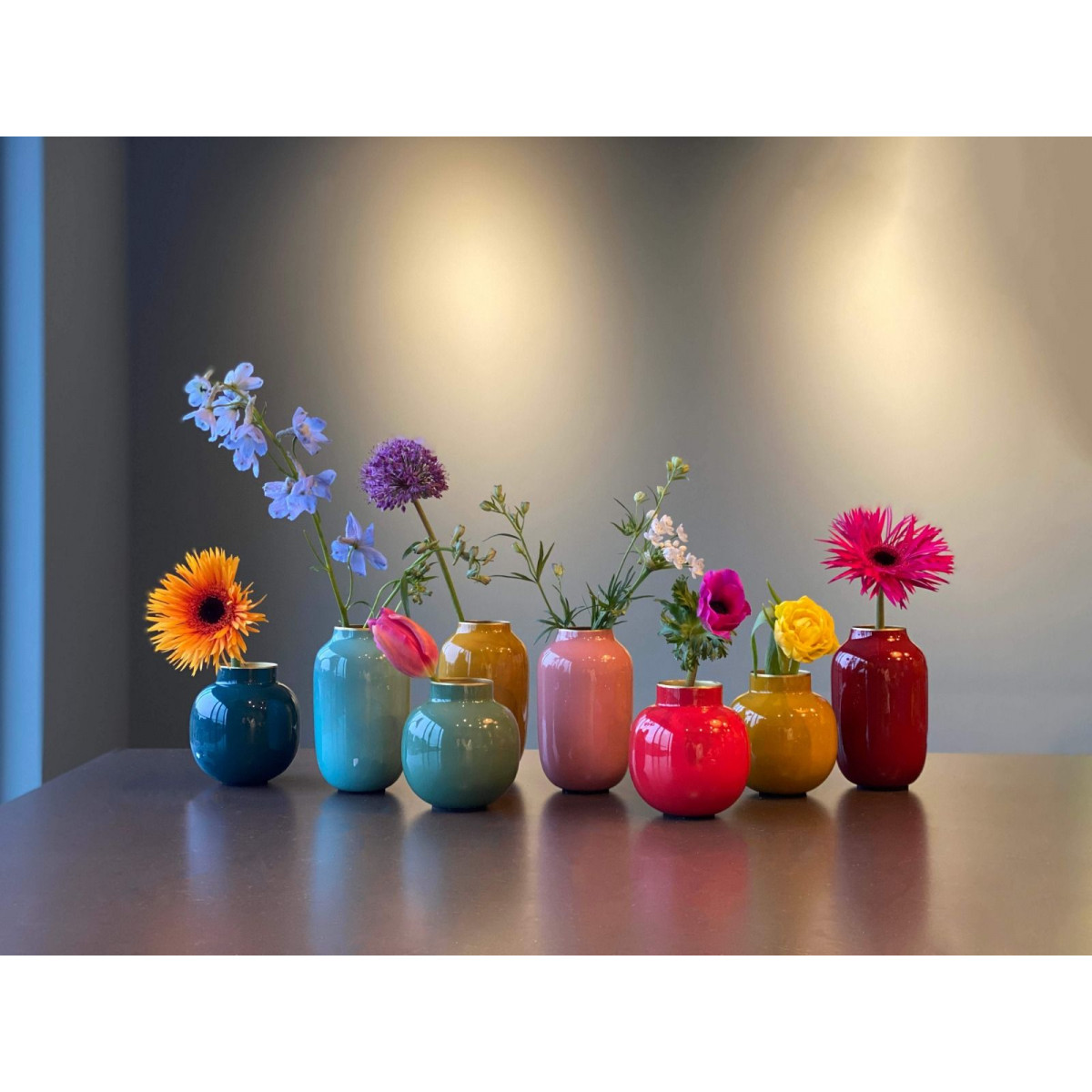Petit Vase Rond émaillé – Sans Marque, Vintage Et Simple