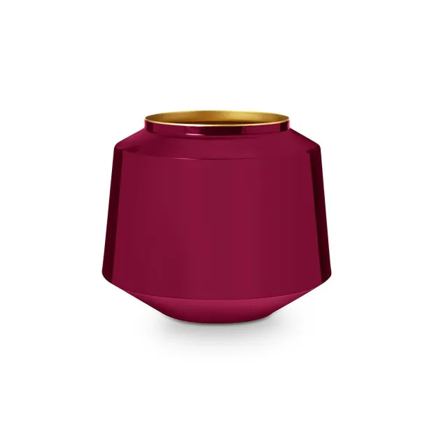 Vase en métal Rose Framboise