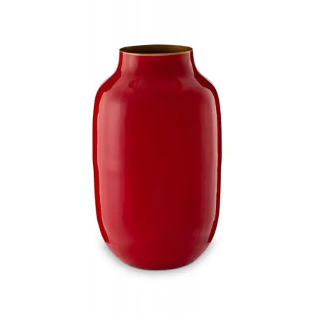 Vase en métal Rouge Cerise