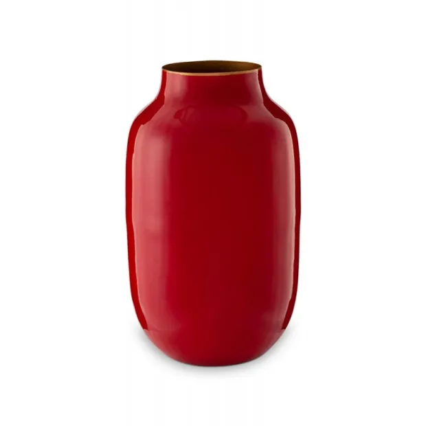 Vase en métal Rouge Cerise