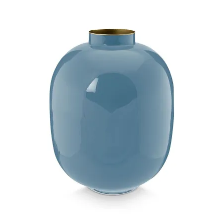 Vase en métal Bleu Barbeau