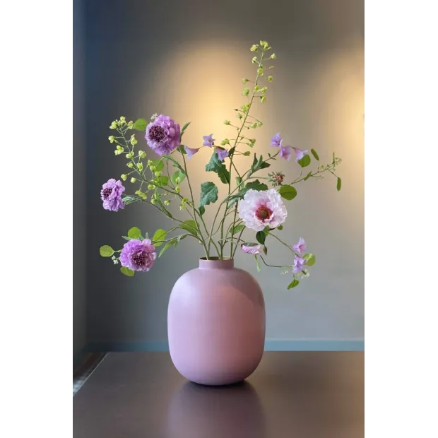 Vase en métal Rose Dragée
