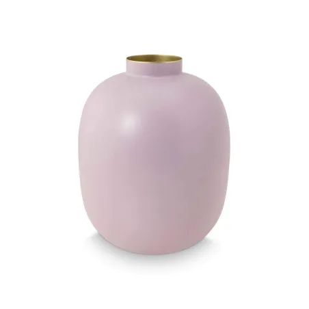 Vase en métal Rose Dragée