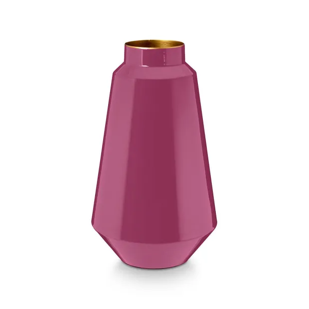 Vase en métal Rose Magenta
