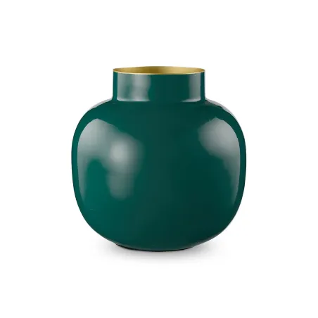Vase en métal Rond Bleu Canard
