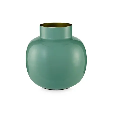 Vase en métal Rond Bleu Persan