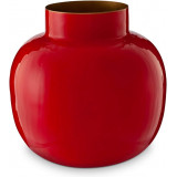 Vase en métal Rond Rouge Cerise - Bibop et Lula