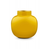 Vase en métal Rond Jaune Soleil - Bibop et Lula