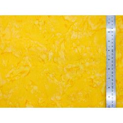 Tissu Coton Batik Marbré Jaune Soleil - Bibop et Lula