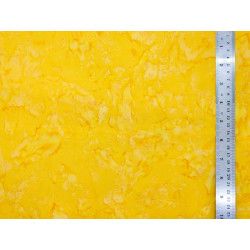 Tissu Coton Batik Marbré Jaune Soleil - Bibop et Lula