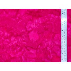 Tissu Coton Batik Marbré Framboise - Bibop et Lula