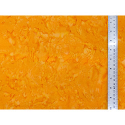 Tissu Coton Batik Marbré Tangerine - Bibop et Lula