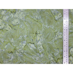 Tissu Coton Batik Marbré Vert Mousse - Bibop et Lula