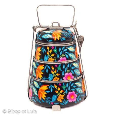 Lunch box inox peinte à la main Janie