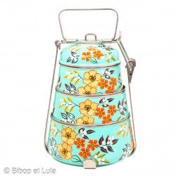 Lunch box inox peinte à la main Sofia - Bibop et Lula