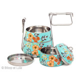 Lunch box inox peinte à la main Sofia - Bibop et Lula