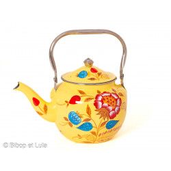Théière inox peinte à la main Diwali - Bibop et Lula