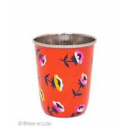 Petit Verre inox peint à la main Espanita - Bibop et Lula