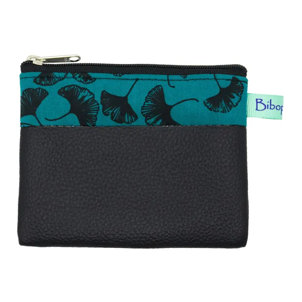 Petit porte-monnaie Gingko Simili