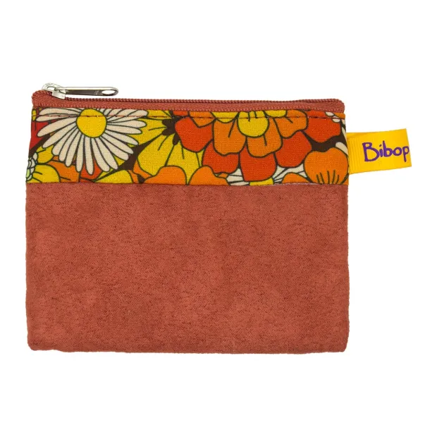 Petit porte-monnaie Suédine Orange Blossom
