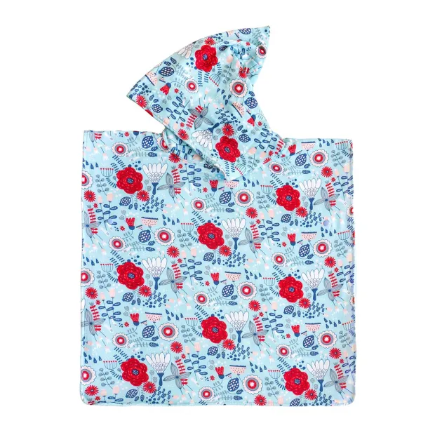Poncho de bain à capuche Cassis