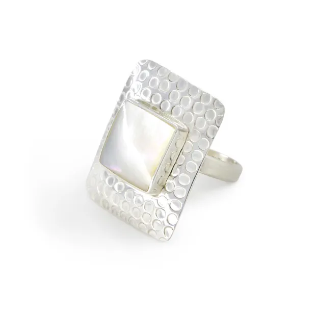 Bague réglable Nacre