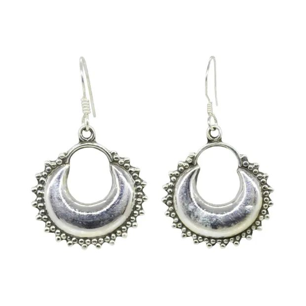 Boucles d'oreilles argent Luna