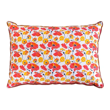 Grand Coussin rectangle Pavots