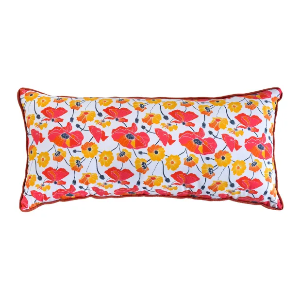Coussin rectangle Pavots