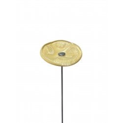 Fleur en verre jaune doré coquelicots - Petit - Bibop et Lula