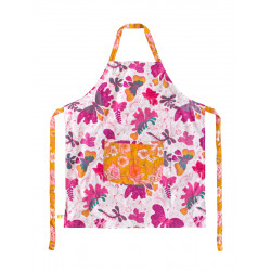 Tablier de cuisine enfant réversible Papillons roses - Bibop et Lula