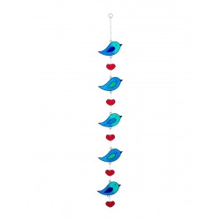 Suncatcher Guirlande d'Oiseaux Bleus - Bibop et Lula