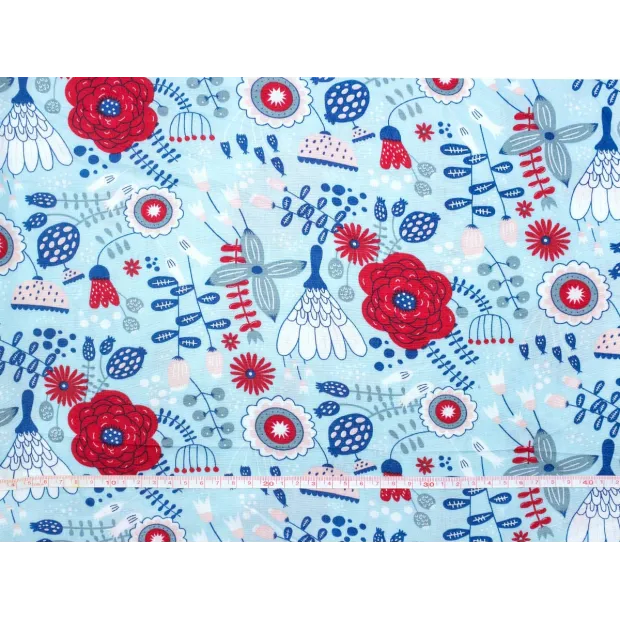 Tissu viscose Cassis