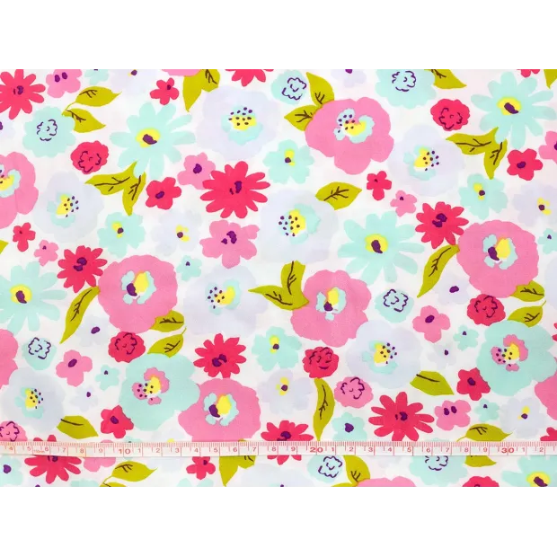 Tissu viscose Pink