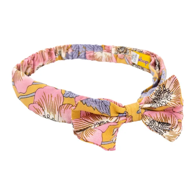 Bandeau noeud papillon Rosetta Yellow
