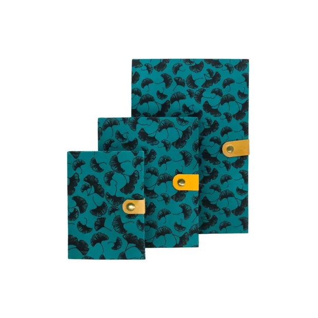 Carnets de notes tissu Gingko