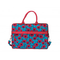 Sac ordinateur portable Coquelicots - Bibop et Lula