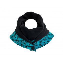 Echarpe polaire Gingko Bleu - Bibop et Lula