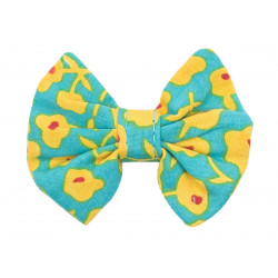 Barrette noeud papillon Billie jaune - Bibop et Lula