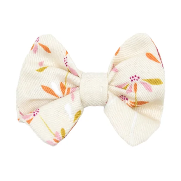 Barrette noeud papillon Dandélion