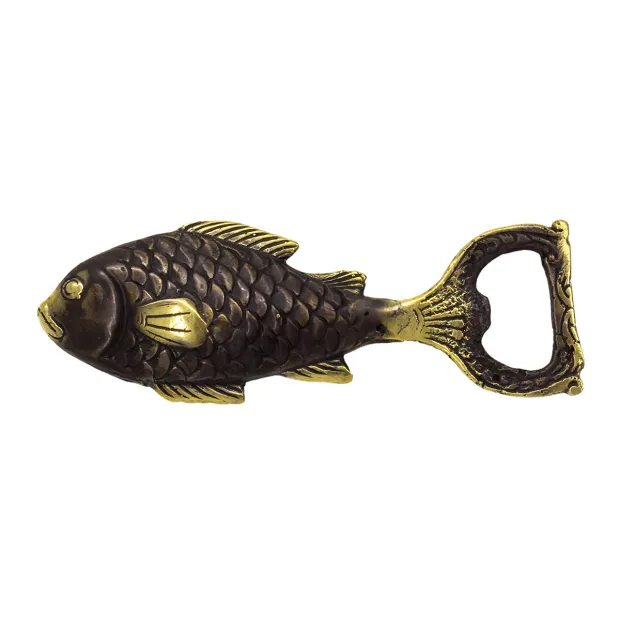 Ouvre-bouteille en laiton Poisson