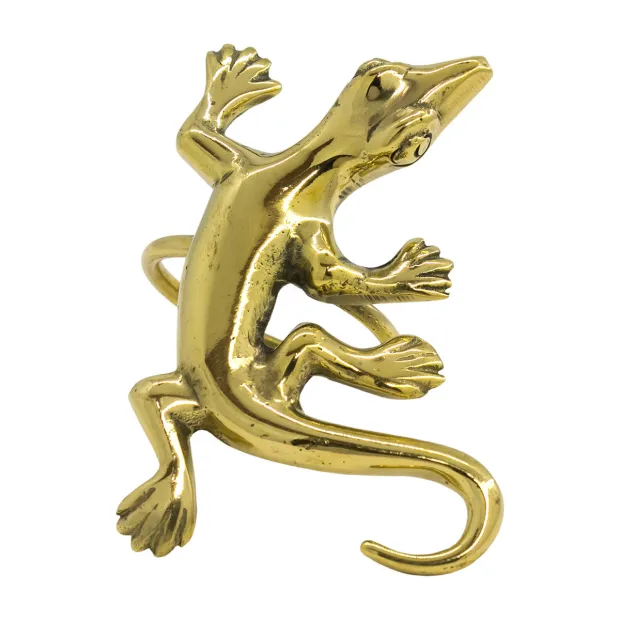 Rond de Serviette en Laiton Gecko
