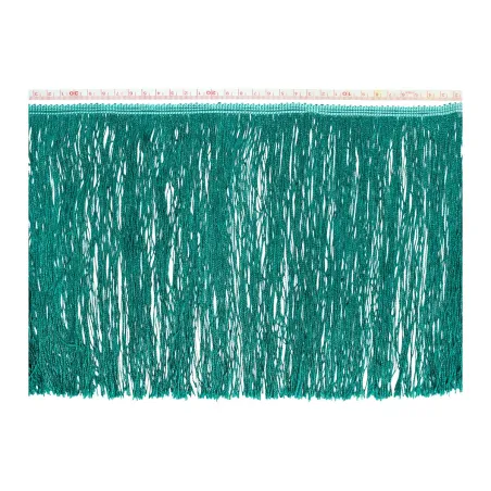 Galon franges Turquoise
