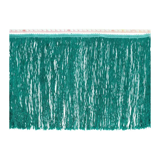 Galon franges Turquoise