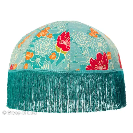 Galon franges Turquoise