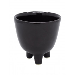 Petit Pot en Céramique Petits Traits Noir - Bibop et Lula