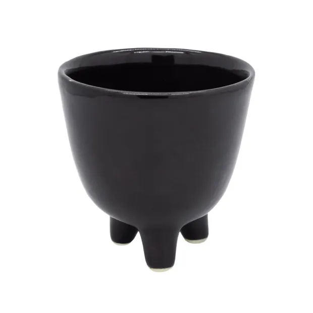 Petit Pot en Céramique Petits Traits Noir